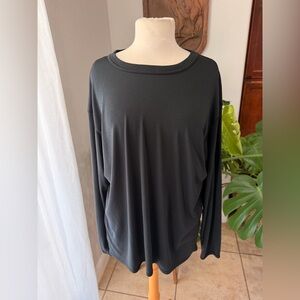 Patagonia Capilene Black Long Sleeve Base Layer Shirt XL Made in USA